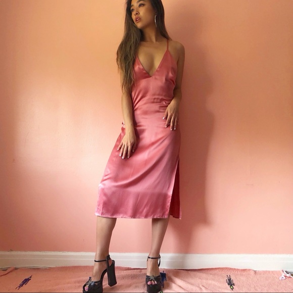 reformation silk dress